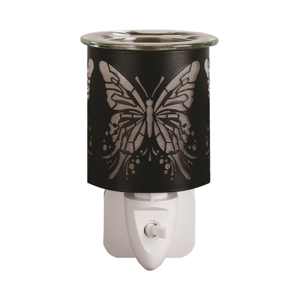 Aroma Black & Gold Large Butterfly Plug In Wax Melt Warmer Extra Image 1